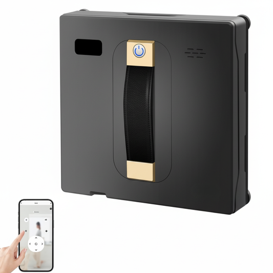 Robot lave-vitres avec contrôle par application