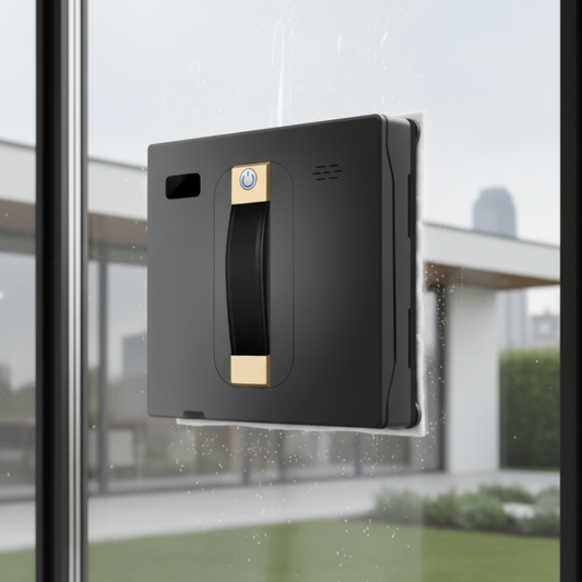 Robot lave-vitres avec contrôle par application